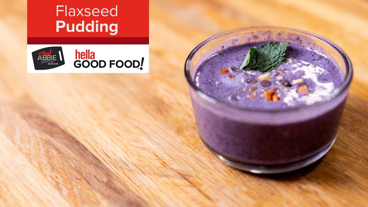 EASY Flaxseed Pudding (Vegan & GlutenFree and DELICIOUS) YouTube