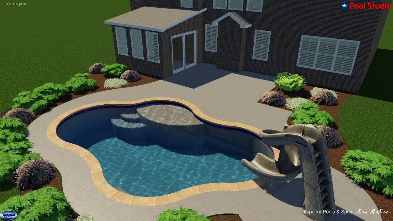Pool Studio - 3D Swimming Pool Design Software - YouTube