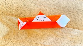 折り紙　クリスマス　箸置き・箸袋　簡単な作り方　かわいい折り方