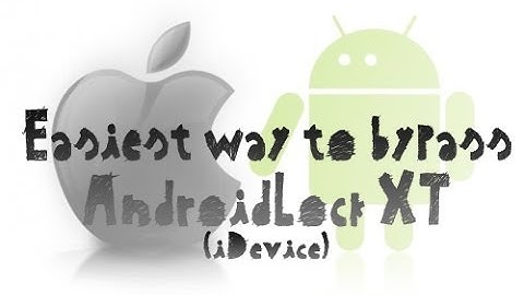 Easiest way to bypass AndroidLock XT!