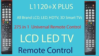 Eastern Star Original L1120+X PLUS Universal Remote Control for All Brand LCD, LED, HDTV, 3D Smart T screenshot 4