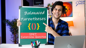 SDET Java Interview Question : Balanced Parentheses #java #sdet