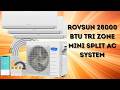 ROVSUN 3 Zone Mini Split AC Heating System Worth It ROVSUN Practical Review