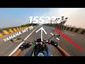 YAMAHA MT 15 TOP END SPEED TEST FASTEST MT IN INDIA 🔥 #bikes #motovlog #highway #battle #support