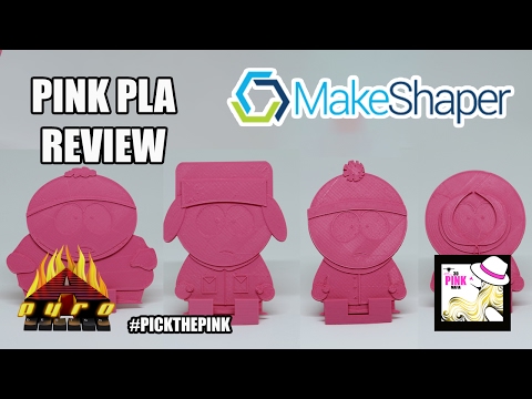Pick the Pink! MakeShaper Pink PLA REVIEW - Day 6 #PICKTHEPINK