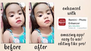 BEST PHOTO ENHANCER / REMINI REVIEW / BLURRY PHOTO ENHANCING TUTORIAL    #bestphotoeditingapp screenshot 2