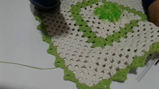 Aula de bico croche  simples para tapete de barbante