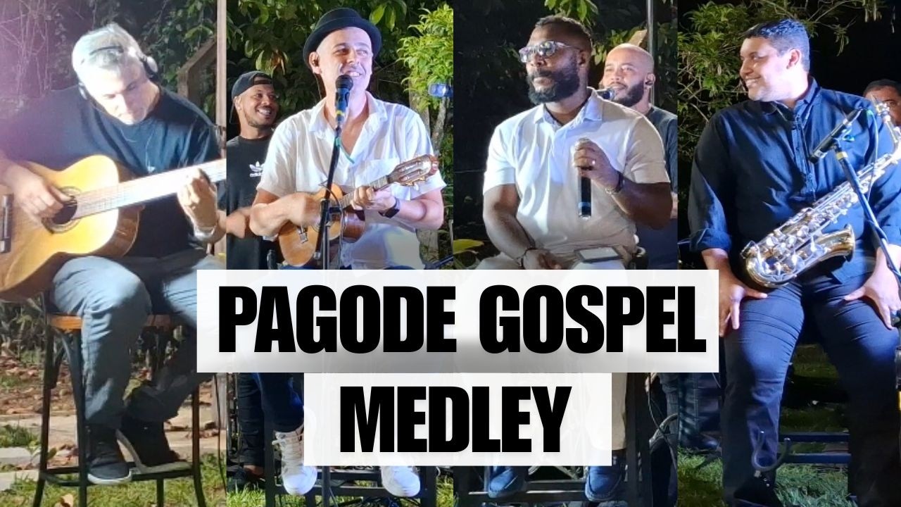 Pagode Gospel / Medley / E se eu cair, Me Atraiu / Grupo Abençoados (Cover).