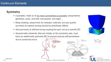 Abaqus Tutorial: Continuum Elements #7 Symmetry