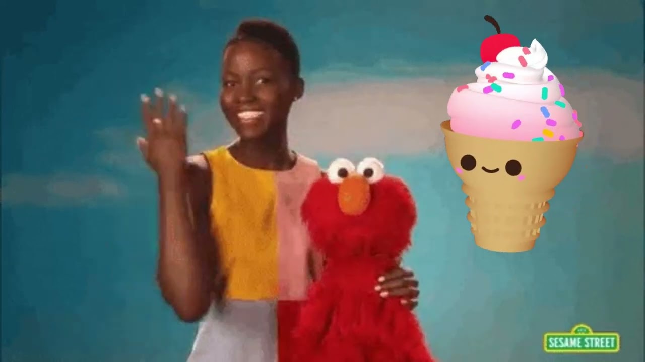 ELMO IS AN ICECREAM FEIND