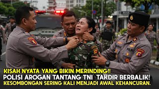 KISAH VIRAL !! Tantang TNI dengan Arogan, Polisi Ini Apes Alami Nasib Tragis!