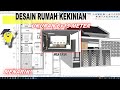 DESAIN RUMAH KEKINIAN || DENGAN RUANG TAMU DITERAS || UKURAN 6 x 15 METER