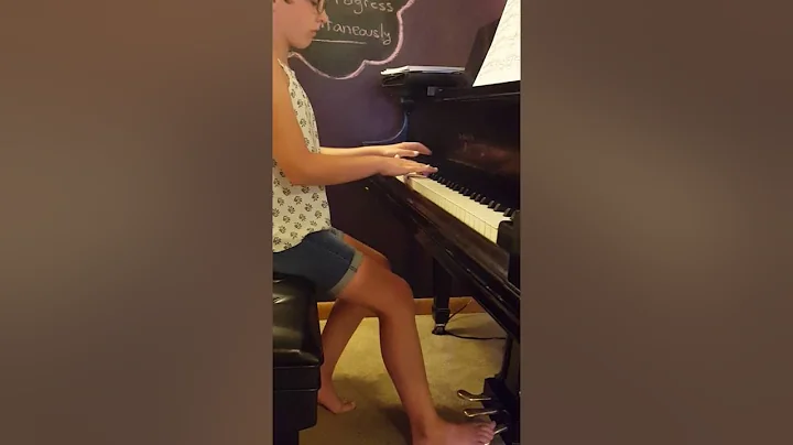 Student Claire playing Mignon by schumann