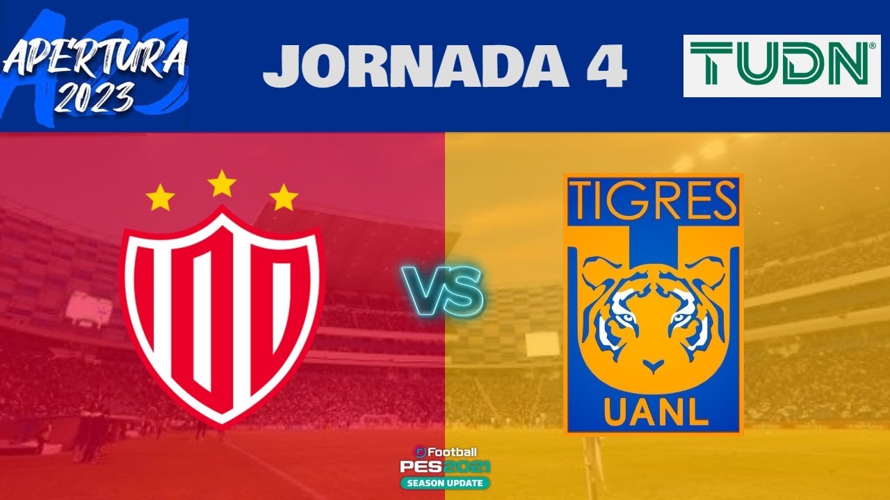 Necaxa vs Tigres EN VIVO | Jornada 4 Liga MX Apertura 2023 | Gameplay ...
