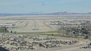 Landing at Prescott Airport (KPRC): Runway 3R, April 8 2023