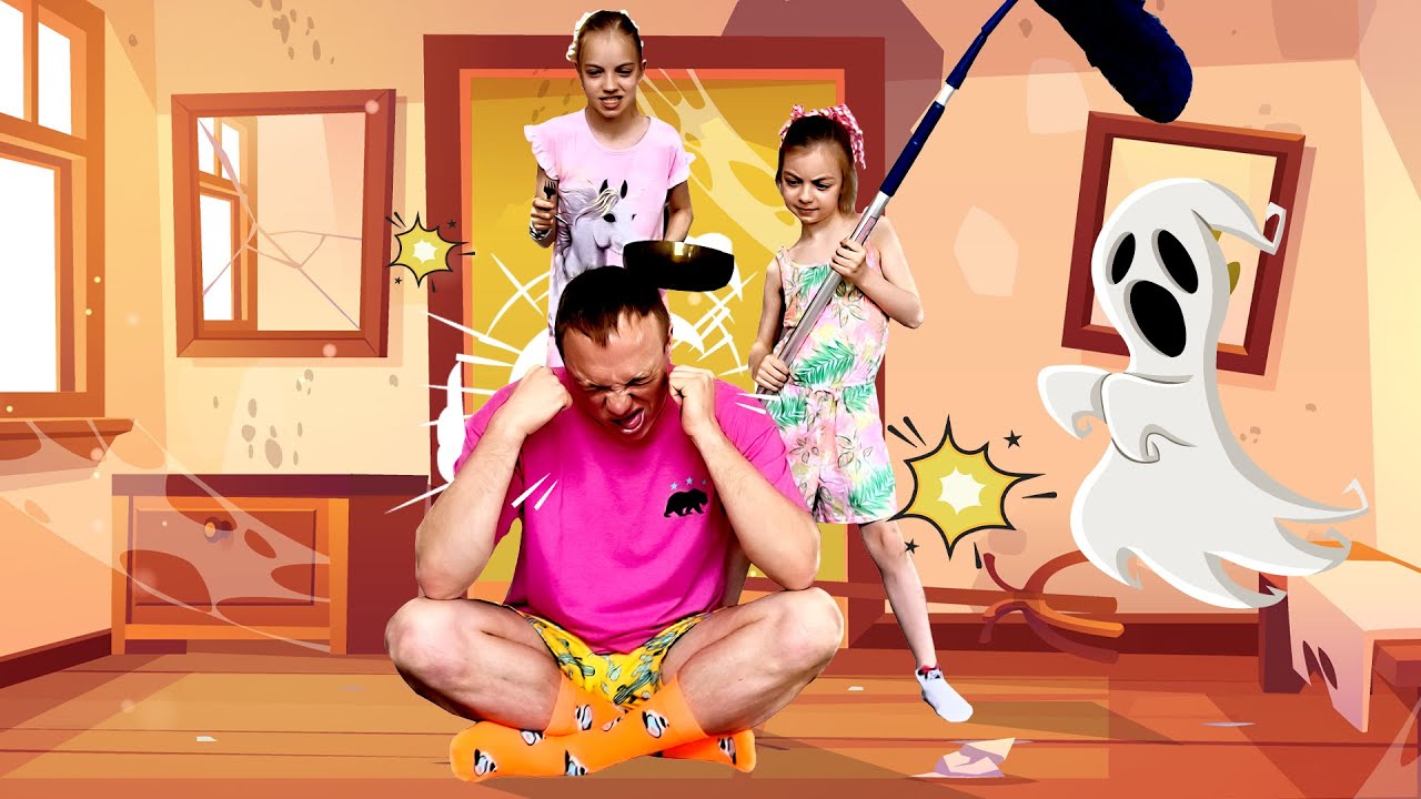 Who will be the first to stop hiccuping dad, Lisa or Lena? - YouTube