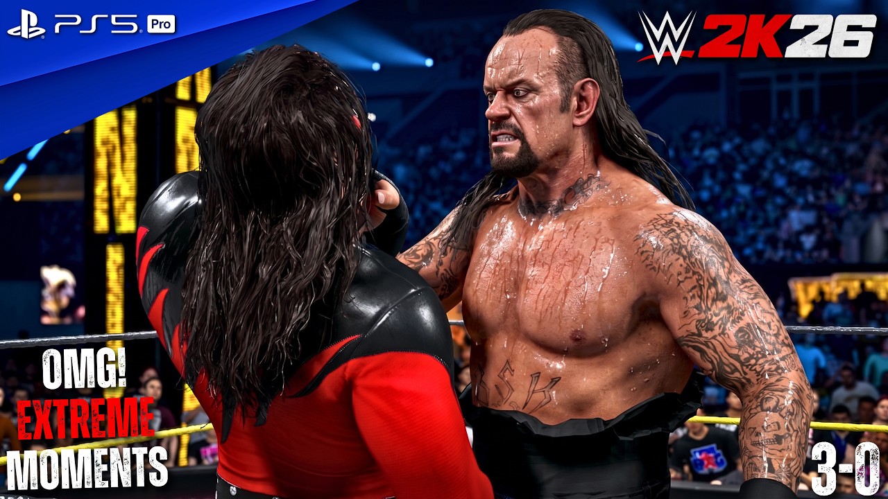 WWE 2K26 - The Undertaker vs. Kane - Full Match at WrestleMania
