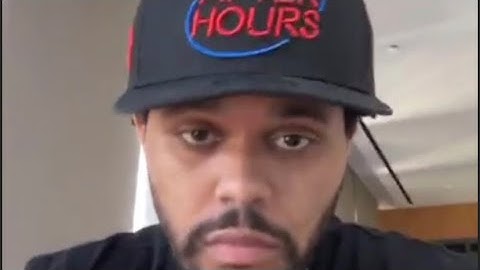 The Weeknd Instagram Live (3.25.20) teasing new tracks