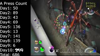Pikmin 2 - Low-A button Challenge Day 10 (Part 4, Titan Dweevil and Credits)