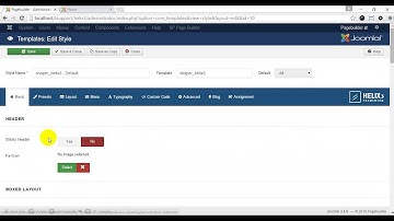 Sticky navigation in helix3
