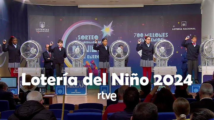 DIRECTO: Sorteo de la lotería de Niño 2024
