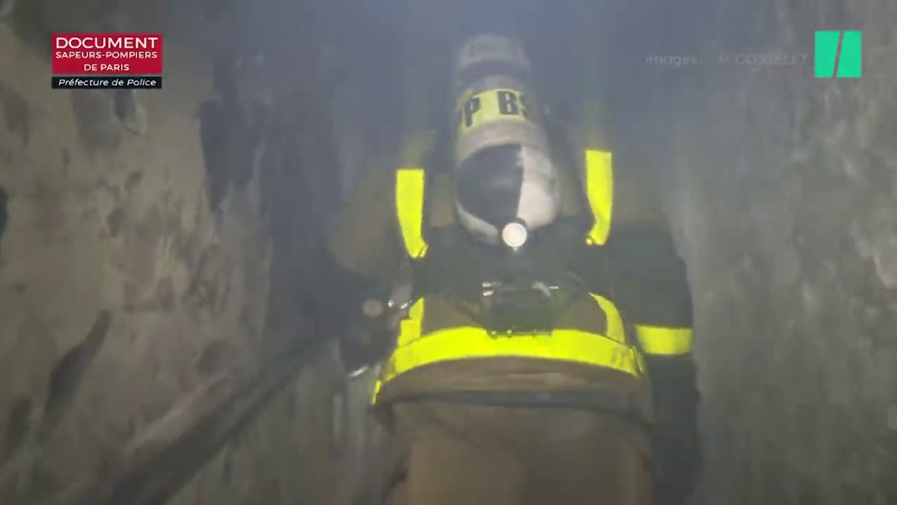 tv kanalları Paris in flames L'incendie à Paris filmé Sapeurs pompiers