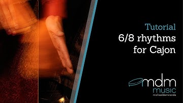 6/8 rhythms for cajon, free lesson by Michael de Miranda