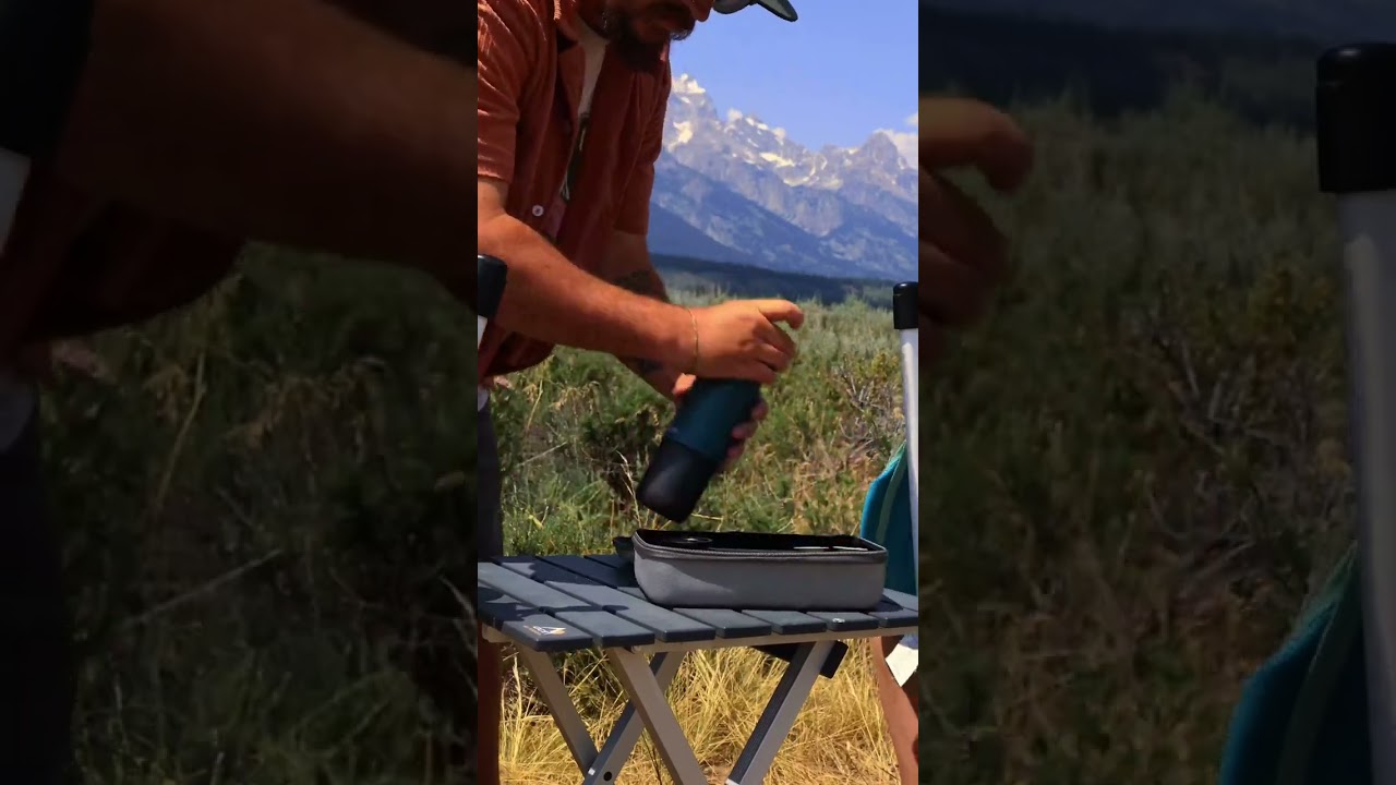 Enjoy Coffee with A View | OutIn Portable Espresso Machine