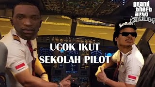 UCOK JADI PILOT MASKAPAI PENERBANGAN - GTA Indonesia screenshot 5