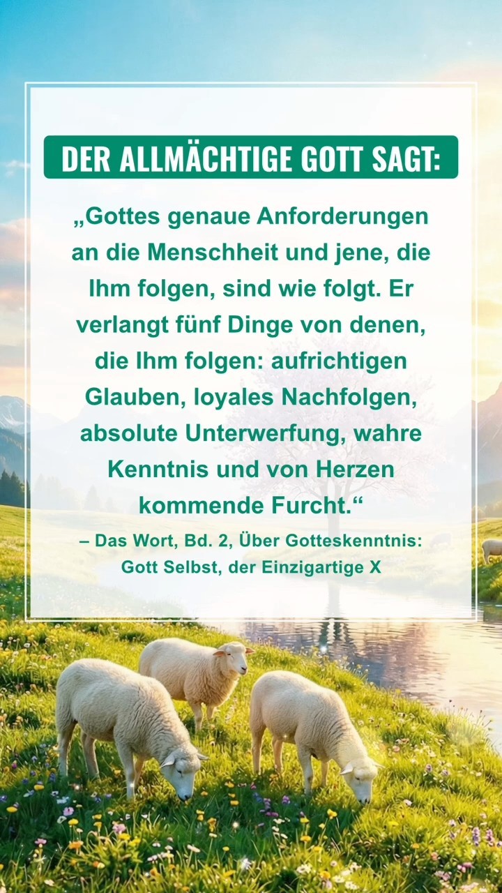 Komm zur Ruhe vor Gott, lies Seine Worte