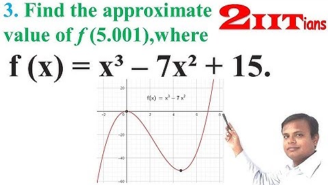 Application of Derivatives Exercise 6.4 Q3 NCERT Class XII | IIT JEE