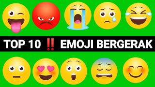 🔴 Top 10‼️Green screen Emoji Animation effect bergerak