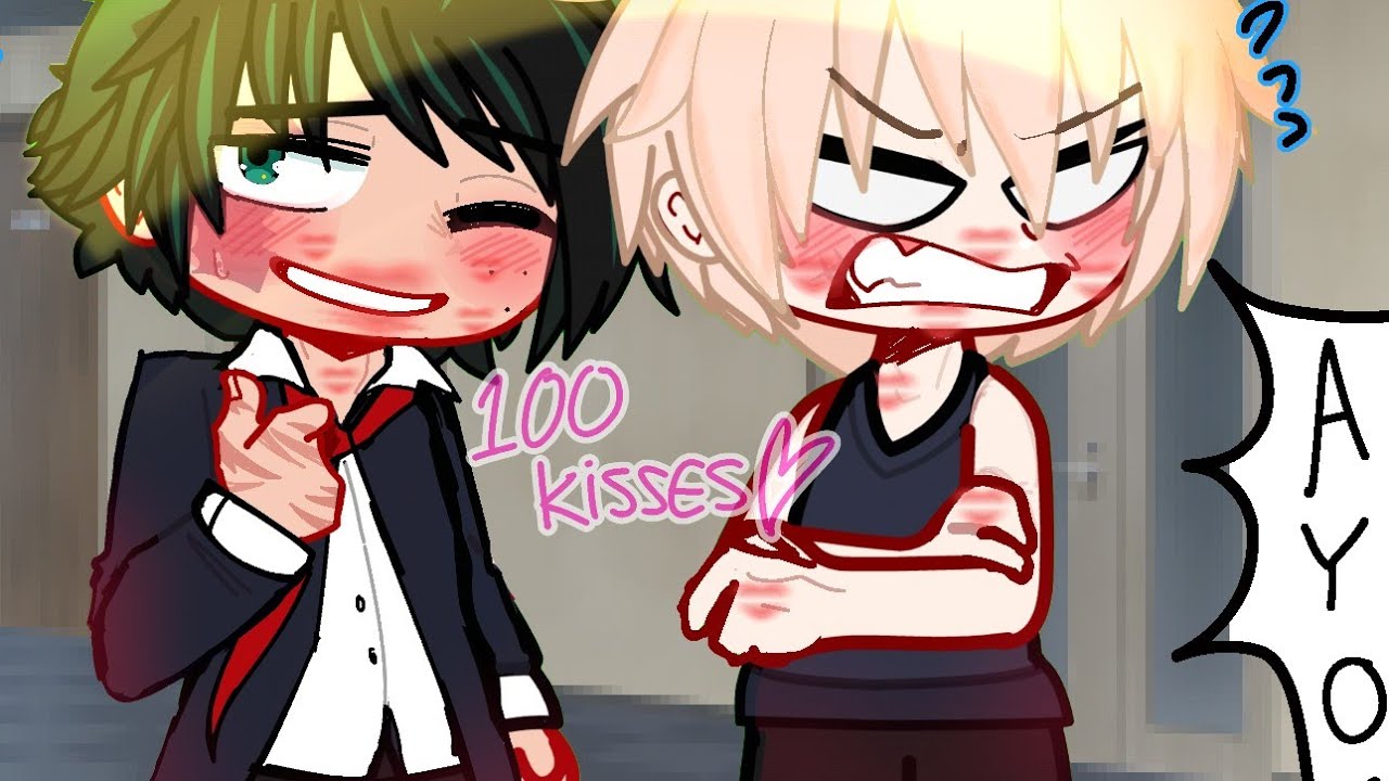 100 KISSES TO GET OUT OF THE ROOM. | BkDK ADULT/FUTURE AU!! | Slight Spice + DEKU ANGST |