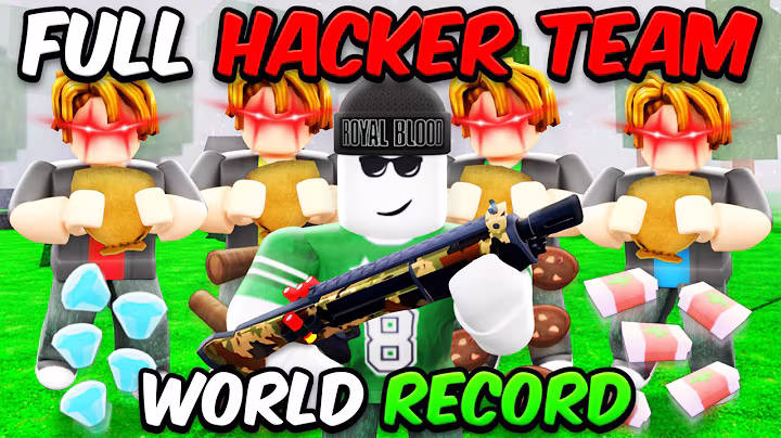 CRAZIEST HACKER Team Speedruns WORLD RECORD With Me In 99 Nights In The Forest!