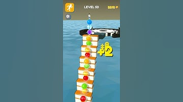 Stack Rider Level 50 | (İOS, ANDROİD) Gameplay Walkthrough #shorts