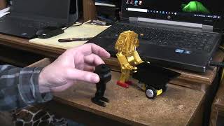 3D Printed Pive Leg Walking Action. Willie Walker Mechanical Man Mechanics.
