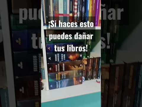 ¿Cómo almacenar los libros para evitar dañarlos?