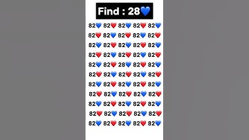 Find 28💙