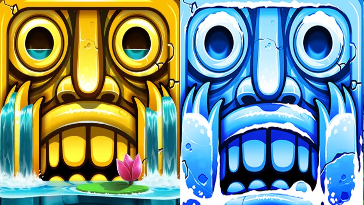 Temple Run 2 Enchanted Palace VS Frozen Festival Android iPad iOS Gameplay HD