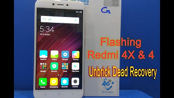 Unbrick, Flash, Dead Recovery, Mi redmi 4X and Redmi 4 Via Mi Flash tool