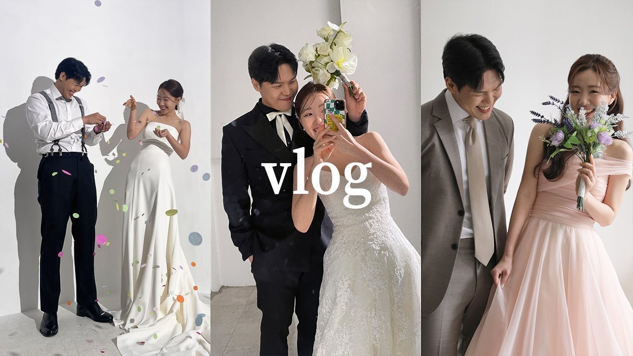 웨딩촬영 브이로그🤵👰📸ㅣ웨촬 그거 대존잼이었네..ㅣ6시간 촬영한 후기 (세미앙 청담 스튜디오, 디아시, 히엘) 결혼준비 vlog