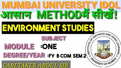 Solid Waste Management Module 1 #Environmental_studies Fy Bcom sem 2