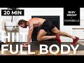 20 Min NO REPEAT WORKOUT | Full Body HIIT Workout at Home (Bodyweight and Dumbbells)