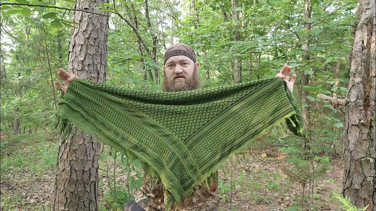 How to use a shemagh as an ultralight pack YouTube