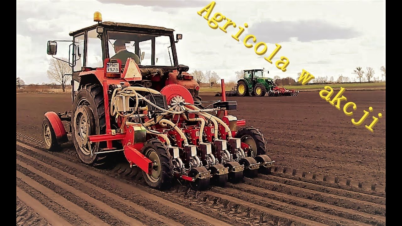 🚜 Siew cebuli jarej Jelonek 🦌 i Perkins w akcji :)