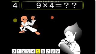 遊びながら九九を覚えられるゲーム