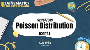 POISSON DISTRIBUTION Cont.  S2:9709 A LEVELS MATHEMATICS