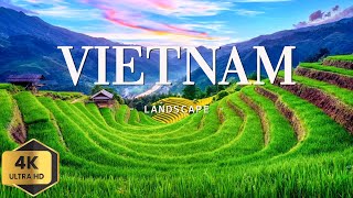FLYING OVER VIETNAM 4K UHD - Vietnam's Natural Wonders From Mountains To Beaches