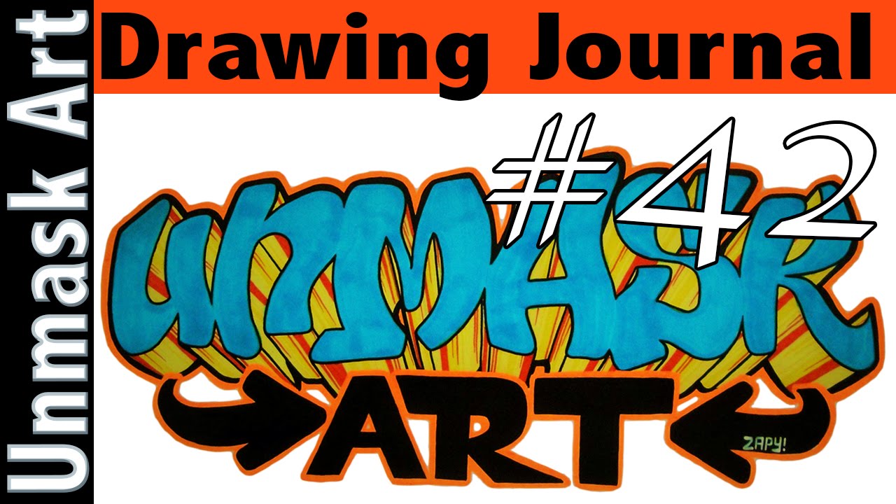 unmasked Drawing Journal #42 