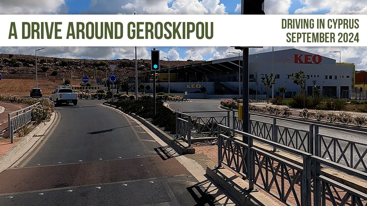 A Drive Around Geroskipou - With Commentary!